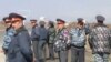 Armenia -- Police monitor traffic on a highway south of Yerevan, 01Mar2011.