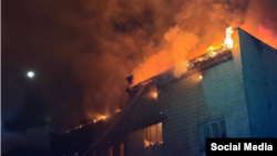 Incendiu din Odesa, 14 aprilie 2025.