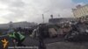 Дорога з готелю «Україна» на Майдан (є кадри загиблих)