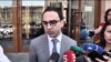 Հայաստանի փոխվարչապետ Տիգրան Ավինյանը պատասխանում է լրագրողների հարցերին, արխիվ