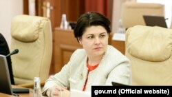  Prim-ministra Natalia Gavrilița la prima ședință a noului Guvern, Chișinău, 9 august 2021.