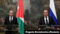 Ռուսաստանի և Հորդանանի ԱԳ նախարարներ Սերգեյ Լավրովը (Ա) և Այման Սաֆադին (Ձ), արխիվ