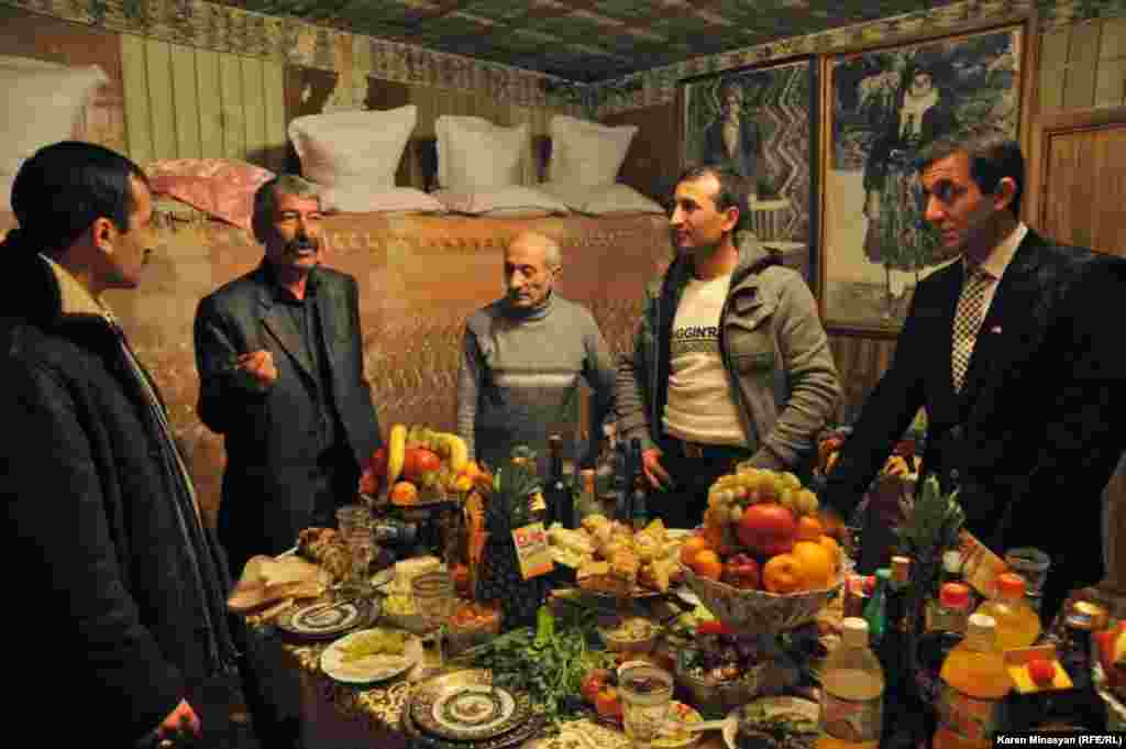 Armenia -- Yezidis in Armenia celebrate the "Red Sultan" religious holiday, Zovuni, 21Dec2012