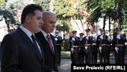 Ministri Fehmi Mujota i Boro Vučinić, Podgorica, 3. novembar 2010