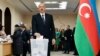 Президент Азербайджана Ильхам Алиев на выборах 9 февраля 2020 г.