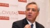 Armenia -- Former Foreign Minister Vartan Oskanian speaks at his Civiltas Foundation.