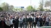 К.Бакиевди жактагандардын митинги, Жалал-Абад, 2010-жылдын 8-апрели.