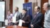Nagrađeni novinari Siniša Vukelić, Aladin Avdagić i Stefan Mačkić 