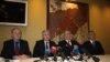 Lideri četvorke na konferenciji za novinare u Mostaru, 27. decembar 2012.