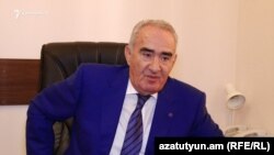 Armenia - Former parliament speaker Galust Sahakyan speaks to RFE/RL in Yerevan, 14Sep2017.