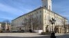 Площа Ринок у Львові напівпорожня,16 березня 2020 року