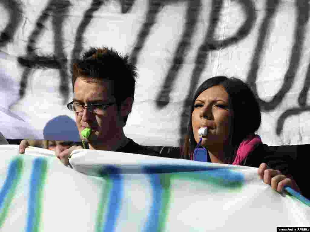 Protest studenata u Beogradu, 20. oktobar 2011