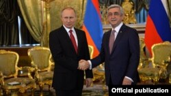 Ռուսաստանի և Հայաստանի նախագահների հանդիպումը Կրեմլում, Մոսկվա, 15-ը մարտի, 2017թ․