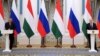 Orbán Viktor és Vlagyimir Putyin moszkvai sajtótájékoztatója 2022. február 1-jén