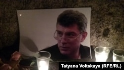 Акция памяти Бориса Немцова в Петербурге