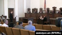 Armenia - The Constitutional Court opens hearings on an opposition appeal against official results of the May 6 parliamentary elections, Yerevan, 25May2012.