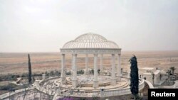 Дворцовый комплекс в западной части Пальмиры, освобожденный от боевиков ИГ 24 марта 2016 года